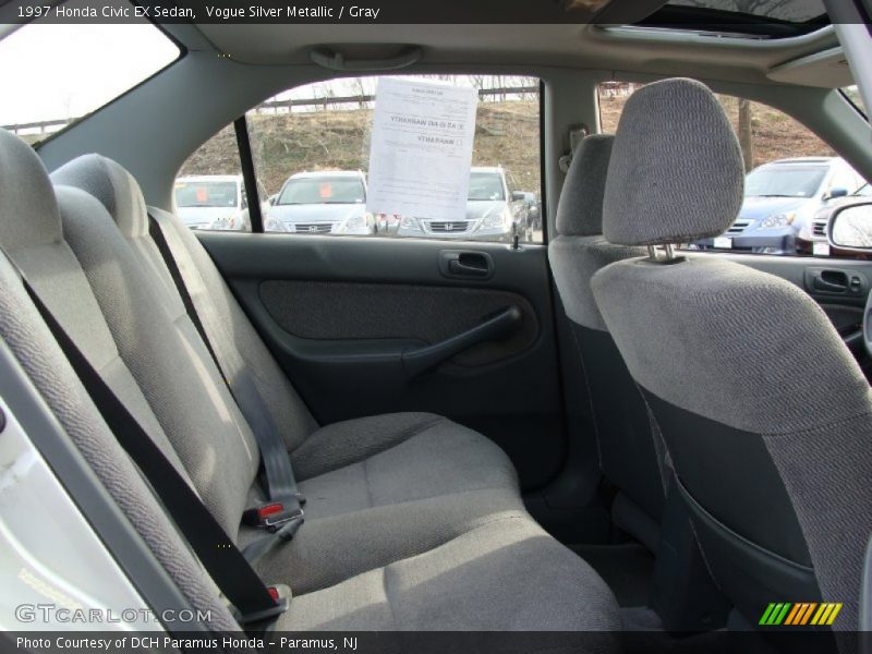 Vogue Silver Metallic / Gray 1997 Honda Civic EX Sedan