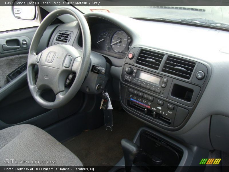 Vogue Silver Metallic / Gray 1997 Honda Civic EX Sedan