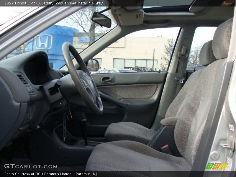 Vogue Silver Metallic / Gray 1997 Honda Civic EX Sedan