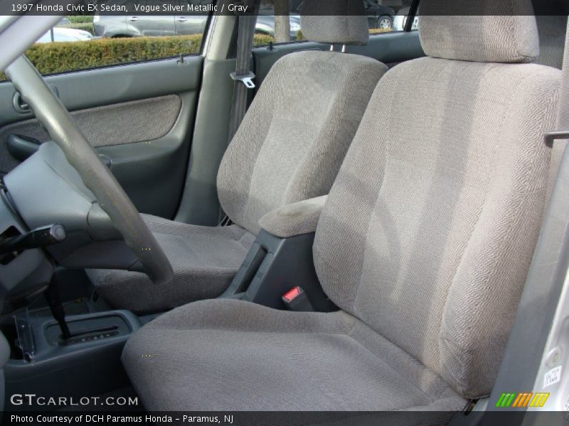 Vogue Silver Metallic / Gray 1997 Honda Civic EX Sedan
