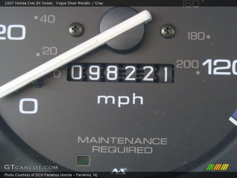 Vogue Silver Metallic / Gray 1997 Honda Civic EX Sedan