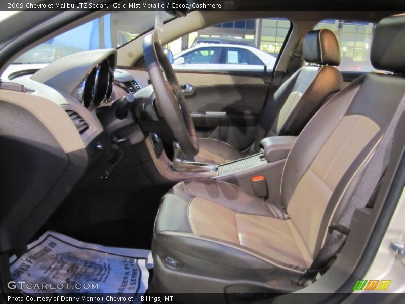 Gold Mist Metallic / Cocoa/Cashmere 2009 Chevrolet Malibu LTZ Sedan