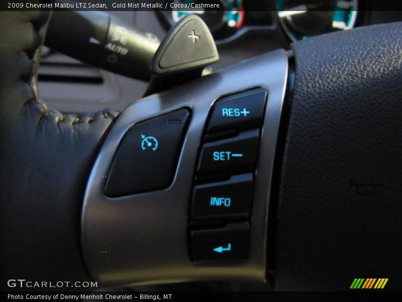 Gold Mist Metallic / Cocoa/Cashmere 2009 Chevrolet Malibu LTZ Sedan