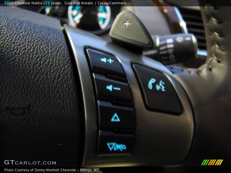 Gold Mist Metallic / Cocoa/Cashmere 2009 Chevrolet Malibu LTZ Sedan