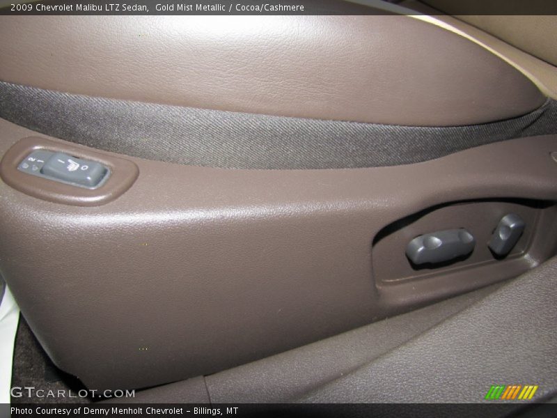 Gold Mist Metallic / Cocoa/Cashmere 2009 Chevrolet Malibu LTZ Sedan