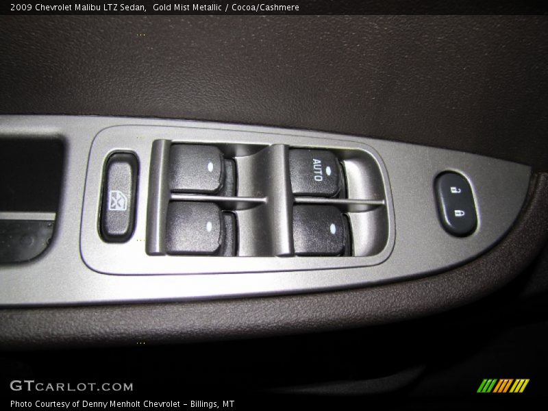 Gold Mist Metallic / Cocoa/Cashmere 2009 Chevrolet Malibu LTZ Sedan