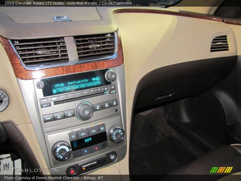 Gold Mist Metallic / Cocoa/Cashmere 2009 Chevrolet Malibu LTZ Sedan
