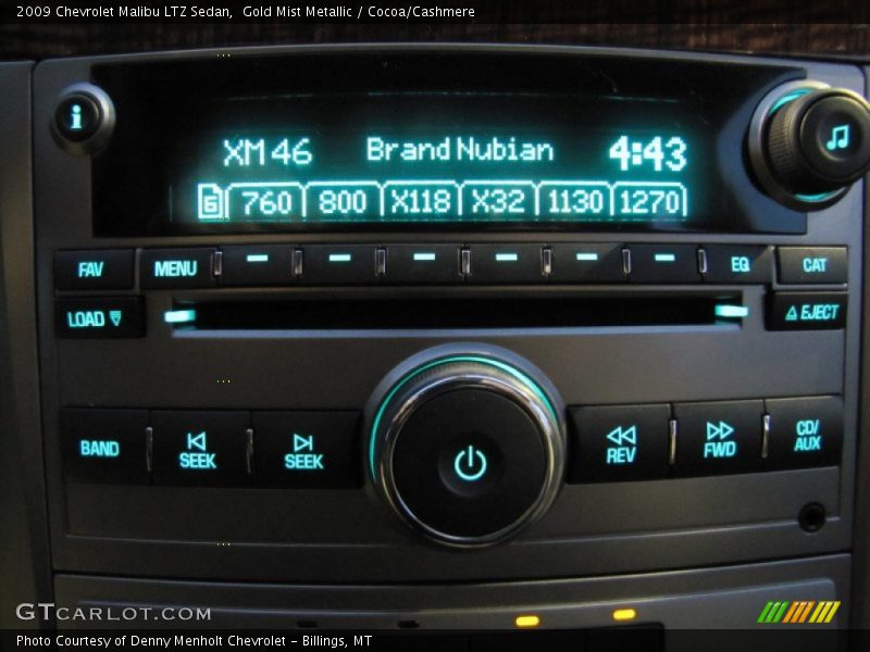 Gold Mist Metallic / Cocoa/Cashmere 2009 Chevrolet Malibu LTZ Sedan