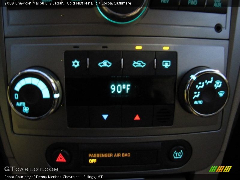 Gold Mist Metallic / Cocoa/Cashmere 2009 Chevrolet Malibu LTZ Sedan