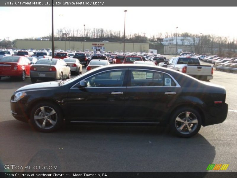 Black Granite Metallic / Ebony 2012 Chevrolet Malibu LT