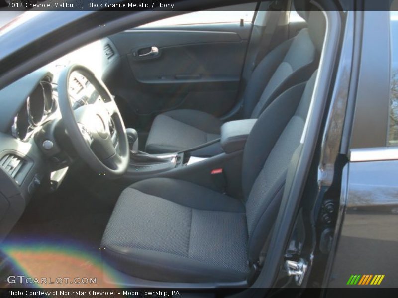 Black Granite Metallic / Ebony 2012 Chevrolet Malibu LT