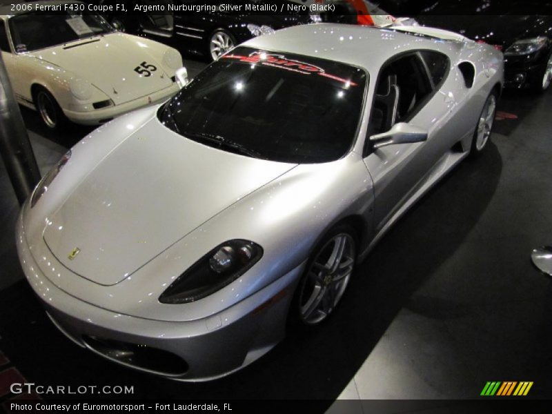 Argento Nurburgring (Silver Metallic) / Nero (Black) 2006 Ferrari F430 Coupe F1