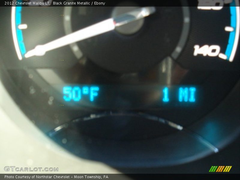 Black Granite Metallic / Ebony 2012 Chevrolet Malibu LT