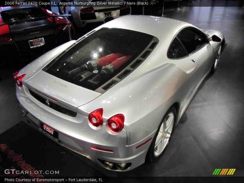 Argento Nurburgring (Silver Metallic) / Nero (Black) 2006 Ferrari F430 Coupe F1