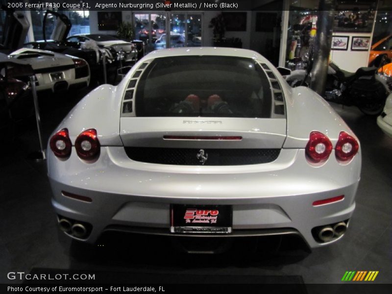 Argento Nurburgring (Silver Metallic) / Nero (Black) 2006 Ferrari F430 Coupe F1