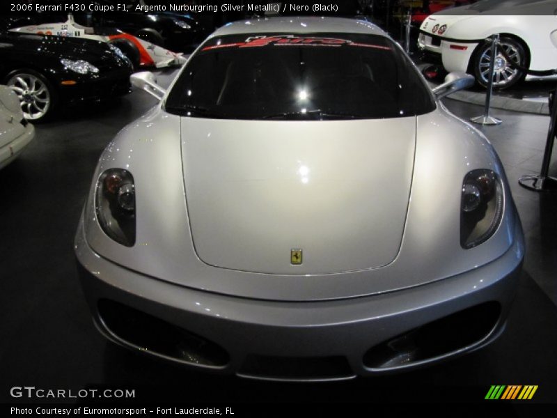 Argento Nurburgring (Silver Metallic) / Nero (Black) 2006 Ferrari F430 Coupe F1