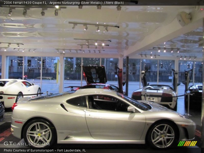 Argento Nurburgring (Silver Metallic) / Nero (Black) 2006 Ferrari F430 Coupe F1
