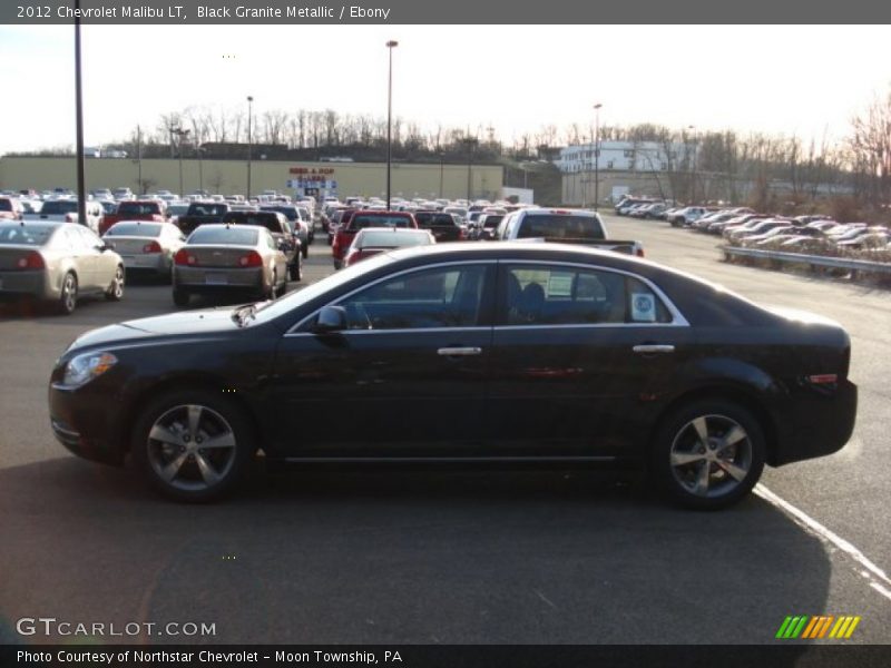 Black Granite Metallic / Ebony 2012 Chevrolet Malibu LT