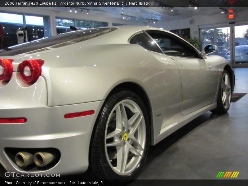 Argento Nurburgring (Silver Metallic) / Nero (Black) 2006 Ferrari F430 Coupe F1