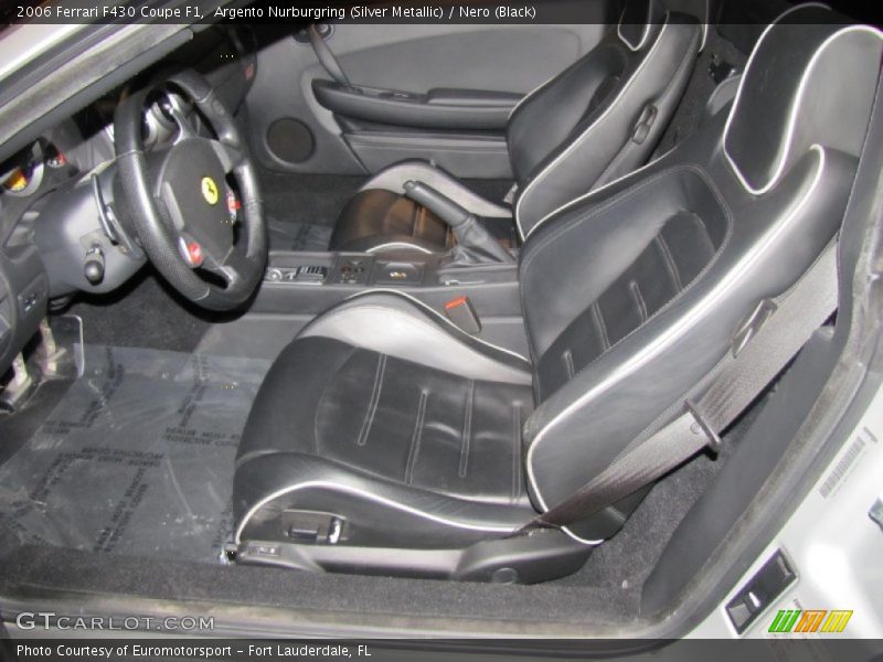 Argento Nurburgring (Silver Metallic) / Nero (Black) 2006 Ferrari F430 Coupe F1