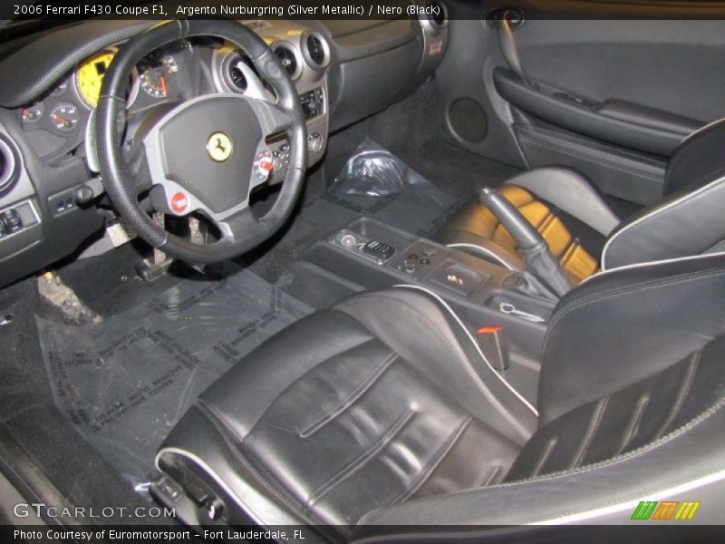 Argento Nurburgring (Silver Metallic) / Nero (Black) 2006 Ferrari F430 Coupe F1