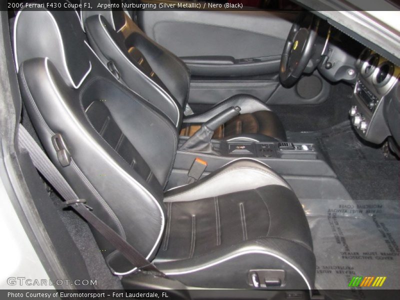 Argento Nurburgring (Silver Metallic) / Nero (Black) 2006 Ferrari F430 Coupe F1