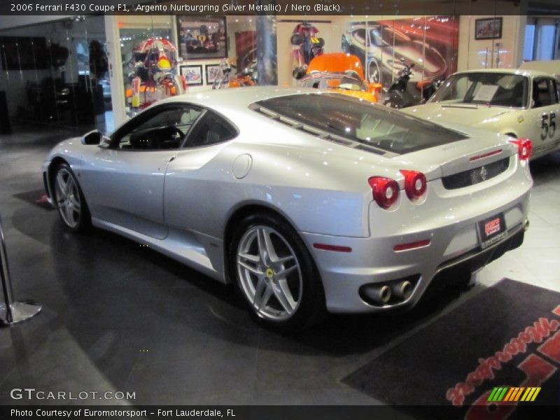 Argento Nurburgring (Silver Metallic) / Nero (Black) 2006 Ferrari F430 Coupe F1