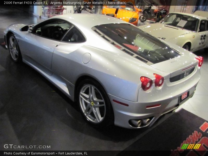 Argento Nurburgring (Silver Metallic) / Nero (Black) 2006 Ferrari F430 Coupe F1