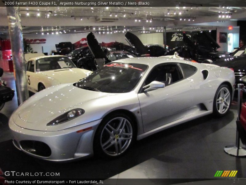 Argento Nurburgring (Silver Metallic) / Nero (Black) 2006 Ferrari F430 Coupe F1