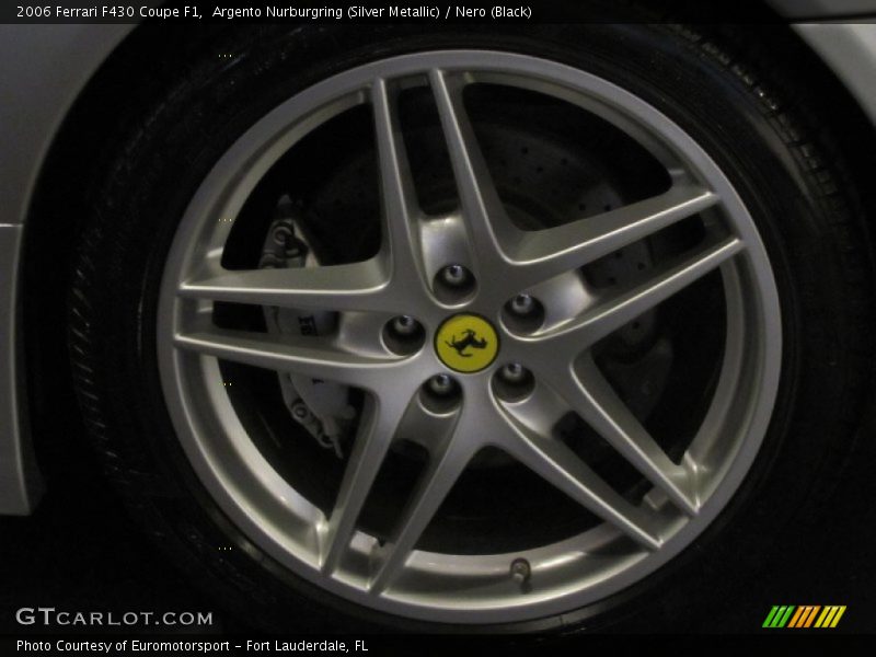 Argento Nurburgring (Silver Metallic) / Nero (Black) 2006 Ferrari F430 Coupe F1