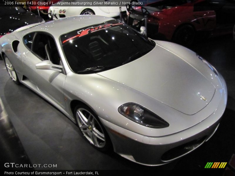 Argento Nurburgring (Silver Metallic) / Nero (Black) 2006 Ferrari F430 Coupe F1