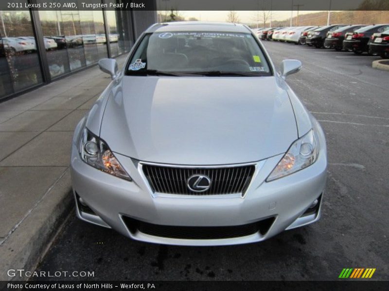 Tungsten Pearl / Black 2011 Lexus IS 250 AWD