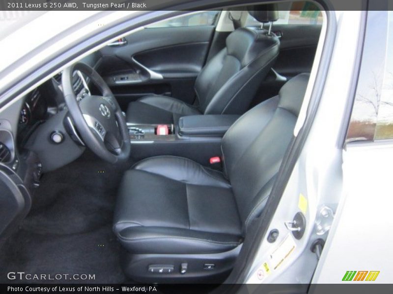 Tungsten Pearl / Black 2011 Lexus IS 250 AWD
