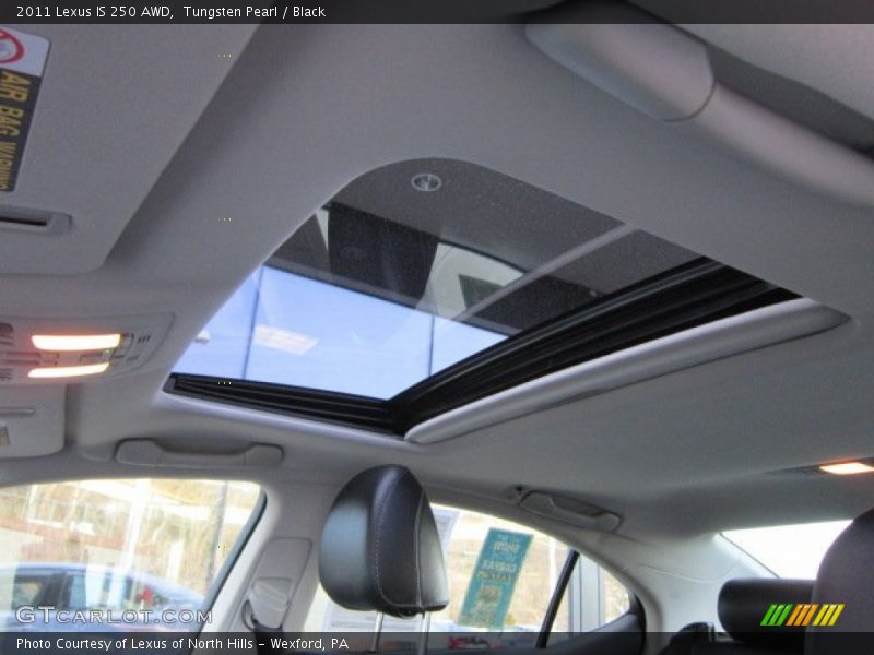 Tungsten Pearl / Black 2011 Lexus IS 250 AWD