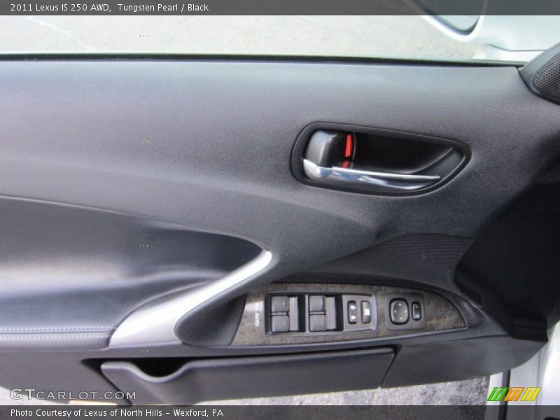 Tungsten Pearl / Black 2011 Lexus IS 250 AWD