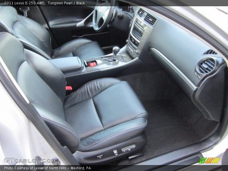 Tungsten Pearl / Black 2011 Lexus IS 250 AWD
