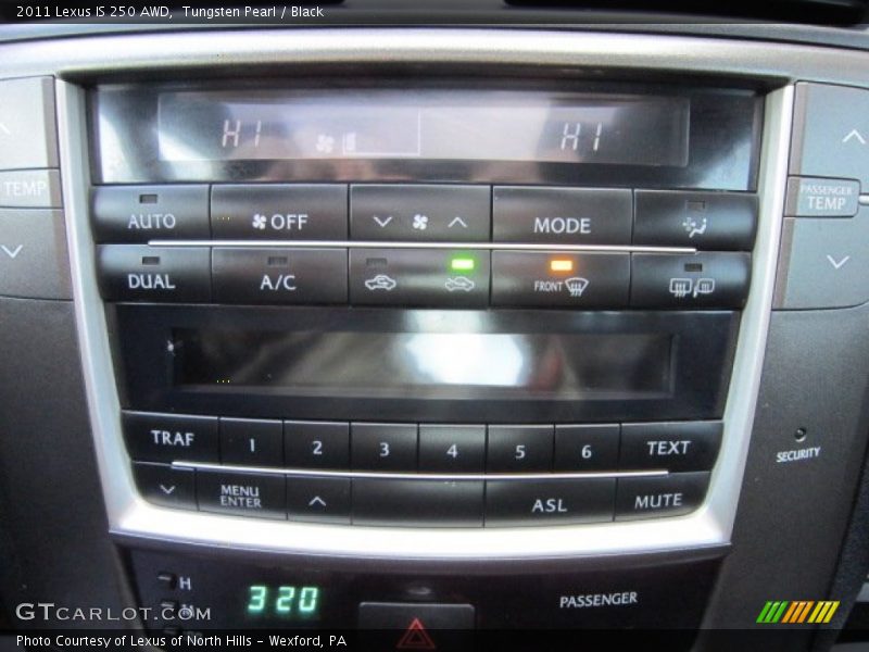 Tungsten Pearl / Black 2011 Lexus IS 250 AWD