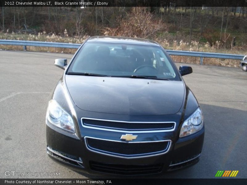 Black Granite Metallic / Ebony 2012 Chevrolet Malibu LT