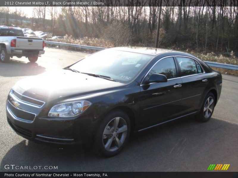 Black Granite Metallic / Ebony 2012 Chevrolet Malibu LT
