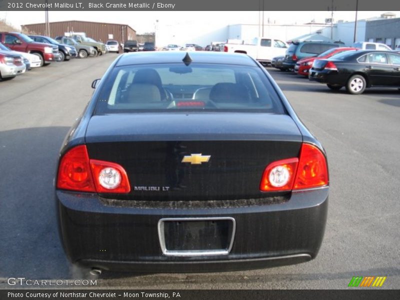 Black Granite Metallic / Ebony 2012 Chevrolet Malibu LT