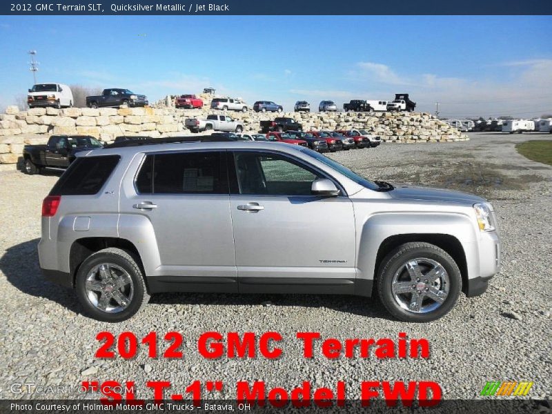 Quicksilver Metallic / Jet Black 2012 GMC Terrain SLT