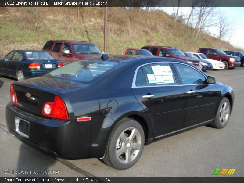 Black Granite Metallic / Ebony 2012 Chevrolet Malibu LT