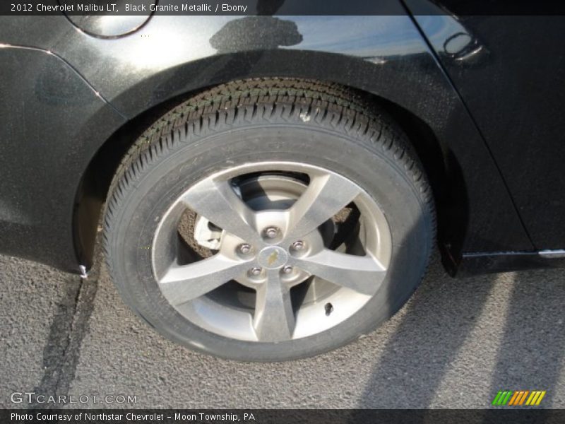 Black Granite Metallic / Ebony 2012 Chevrolet Malibu LT