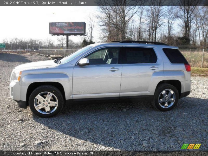 Quicksilver Metallic / Jet Black 2012 GMC Terrain SLT