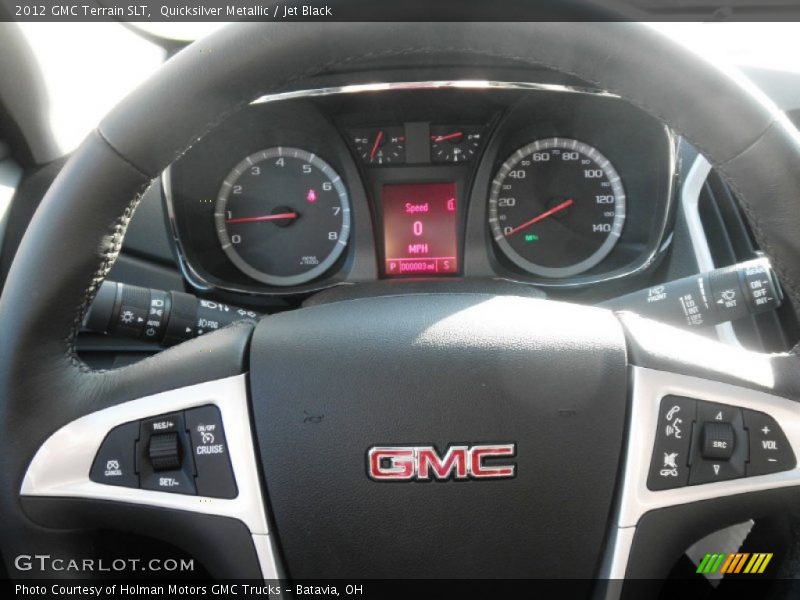 Quicksilver Metallic / Jet Black 2012 GMC Terrain SLT