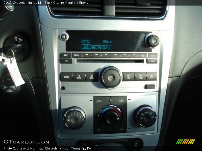 Black Granite Metallic / Ebony 2012 Chevrolet Malibu LT