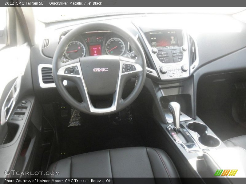 Quicksilver Metallic / Jet Black 2012 GMC Terrain SLT