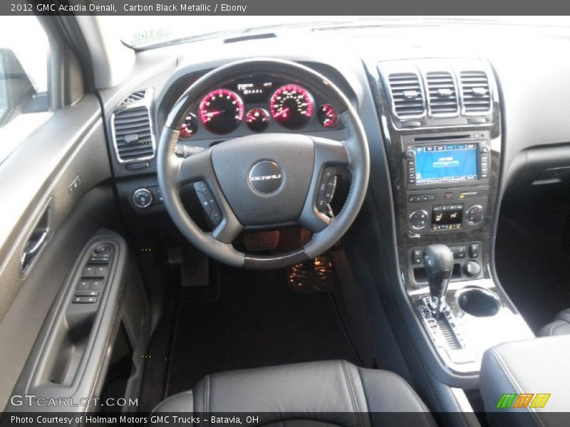 Carbon Black Metallic / Ebony 2012 GMC Acadia Denali