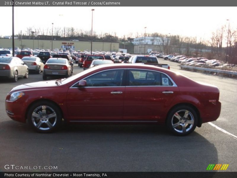 Crystal Red Tintcoat / Cocoa/Cashmere 2012 Chevrolet Malibu LT