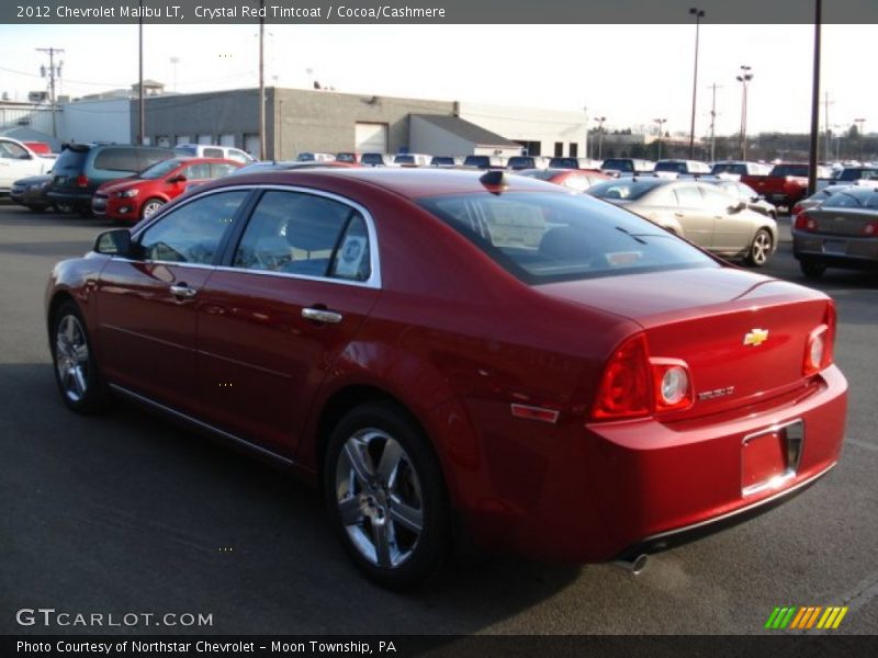 Crystal Red Tintcoat / Cocoa/Cashmere 2012 Chevrolet Malibu LT